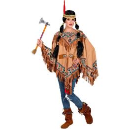 Poncho Indio con Flecos