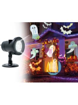 Proyector Led de Figuras Halloween y Navidad para exteriores