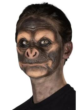 Prótesis Facial de Mono Black Chimp Deluxe FX Ghoulish para Halloween
