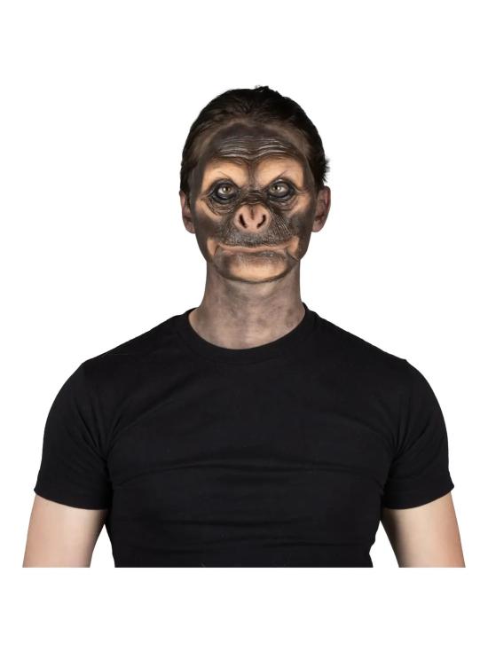 Prótesis Facial de Mono Black Chimp Deluxe FX Ghoulish para Halloween