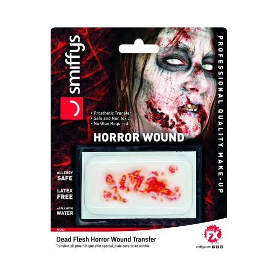 Prótesis herida terrorífica,