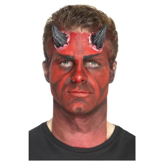 Prótesis realista de látex cuernos de diablo