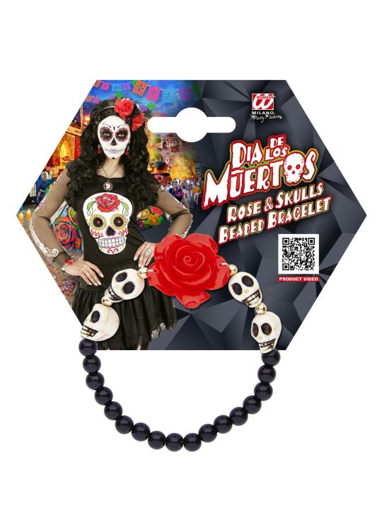 Pulsera Calaveras Catrina día de los Muertos