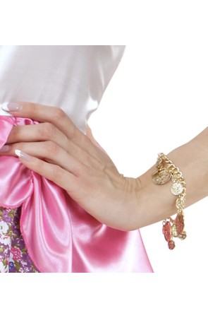 Pulsera con Monedas Doradas