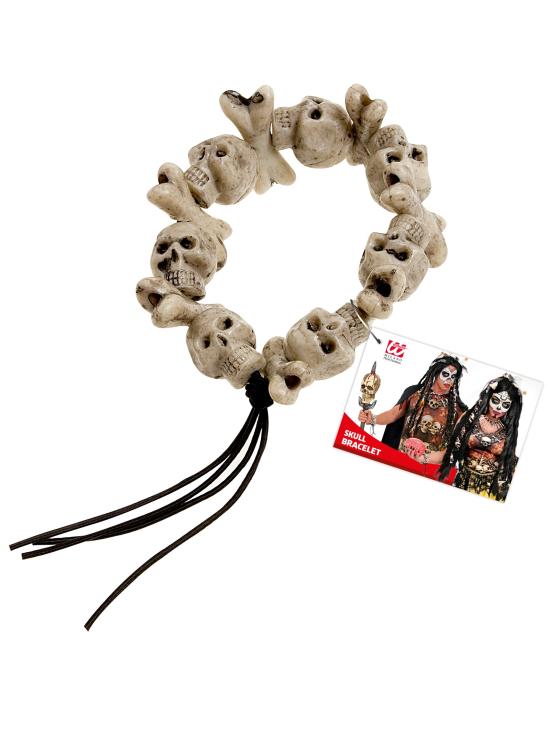 Pulsera de Calaveras y Huesos Cruzados para Halloween