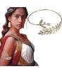 Pulsera Metálica de Laureles - Accesorio de Diosa Griega o Romana