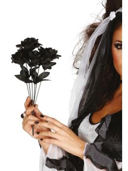 Ramo  Rosas Negras y Rojas Halloween