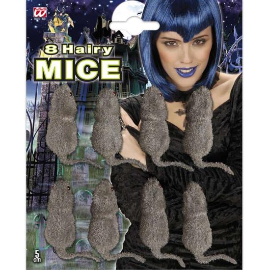 Ratones Flocados 5 cms set 8