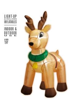 Reno Hinchable Luminoso 120 cms