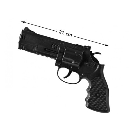 Revolver Negro 21 cms