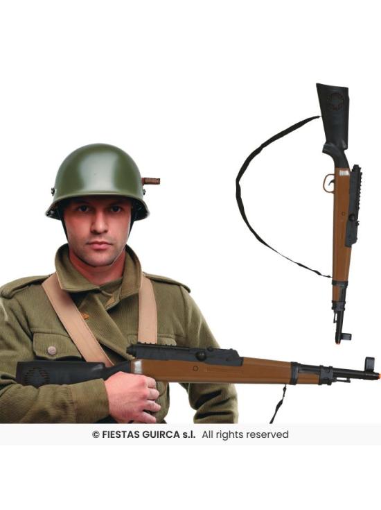 Rifle de Juguete Fusil WW II – Accesorio para Disfraz de Soldado