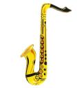 Saxofón Hinchable Dorado 60 cms