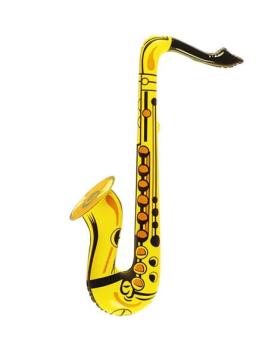 Saxofón Hinchable Dorado 60 cms