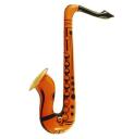 Saxofón Hinchable Naranja 60 cms