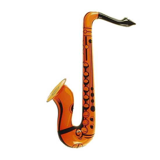 Saxofón Hinchable Naranja 60 cms