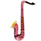 Saxofón Hinchable Rosa 60 cms
