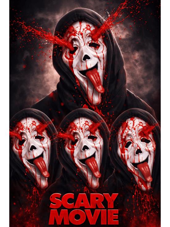 Scary Movie Máscara con bomba de sangre