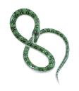 Serpiente Hinchable de 152 cms .