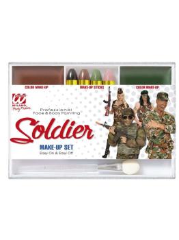 Set  Maquillaje Camuflaje Soldad@s