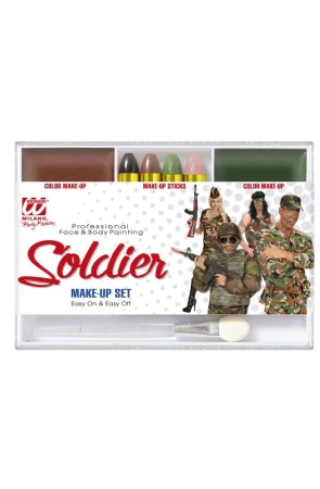 Set  Maquillaje Camuflaje Soldad@s