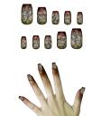 Set 10 uñas Zombie con adhesivo
