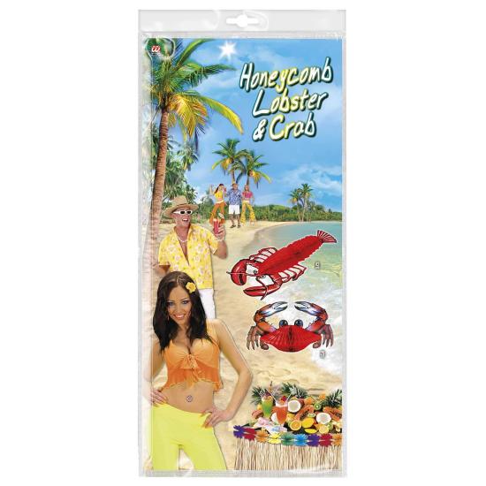 Set 2 pcs Cangrejo y Langosta