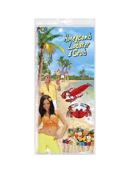 Set 2 pcs Cangrejo y Langosta