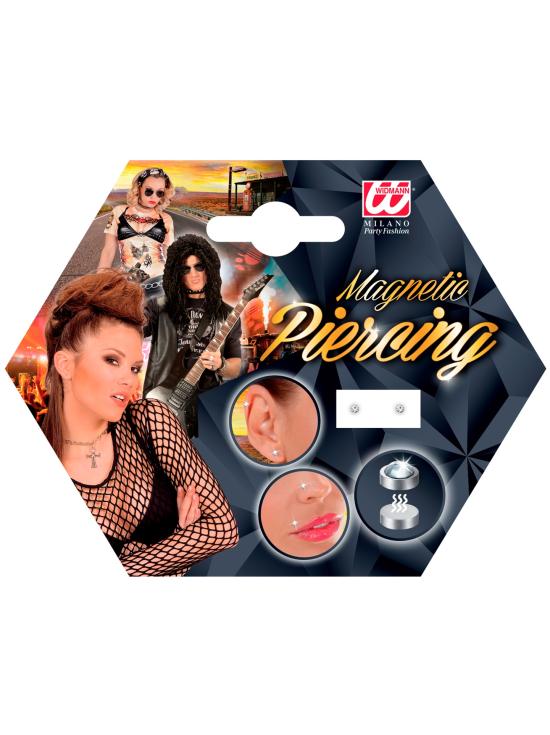 Set 2 Piercings Magnéticos Widmann – Plata