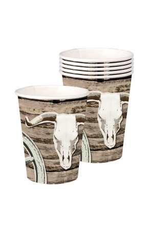Set 6 Vasos Salvaje Oeste 25 cl