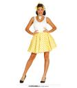 Set adulto Pin Up Falda amarilla  talla 42-44