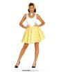 Set adulto Pin Up Falda amarilla  talla 42-44