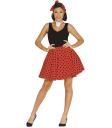 Set adulto Pin Up Falda Roja  talla 42-44