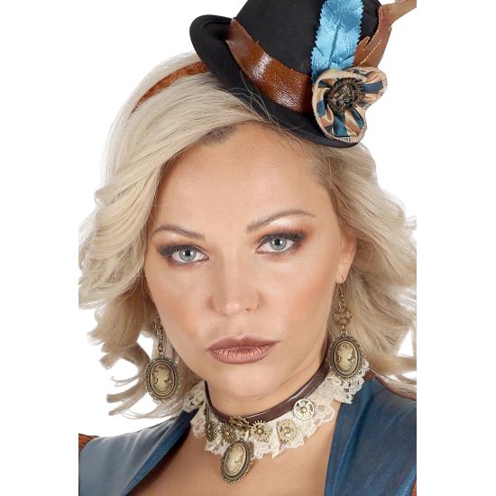 Set Collar de Encaje y Pendientes Steampunk Set Collar de Encaje y Pendientes Steampunk