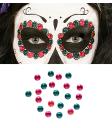 Set de 40 Gemas Adhesivas decorativas Ojos Rosa / Verde