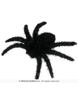 Set de 6 arañas peludas negras 6 cms