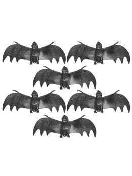 Set de 6 Murciélagos 13,5 cms.