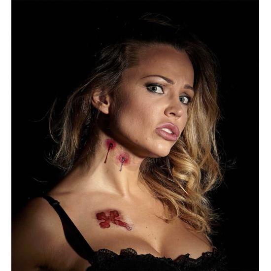 Set de 6 Tatuajes Mordeduras de Vampiro.