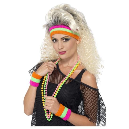 Set de los 80 Fluor para Adulta Set de los 80 Fluor para Adulta