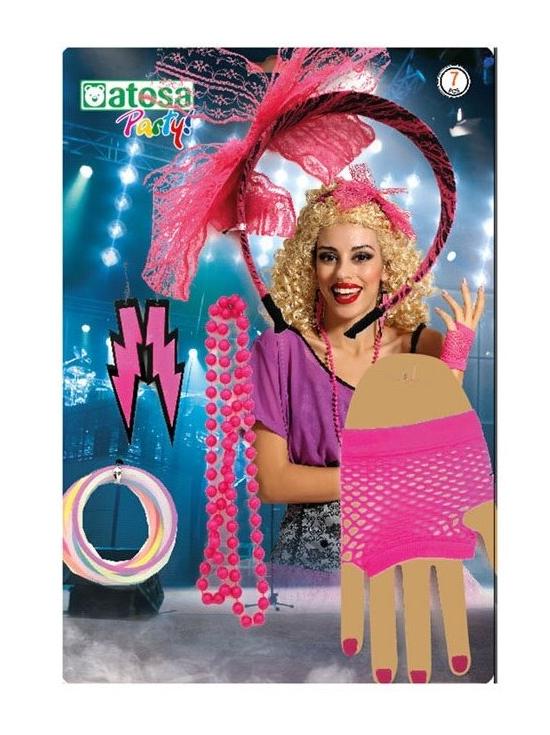 Set de Los años 80 Fluor 7 pcs
