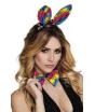 Set de Orejas y Pajarita Arcoiris