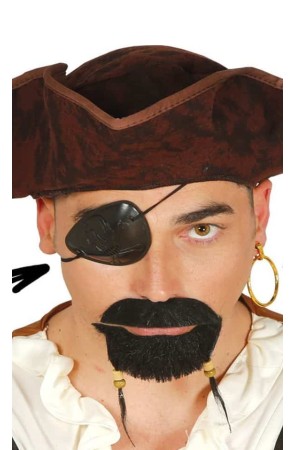 Set de Parche y Pendiente disfraz de Pirata..