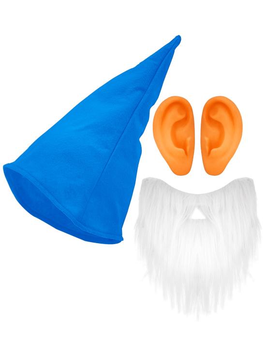 Set Gorro, Barba y Orejas para Enanos  Adulto