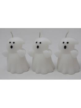 Set halloween 3 velas fantasmas