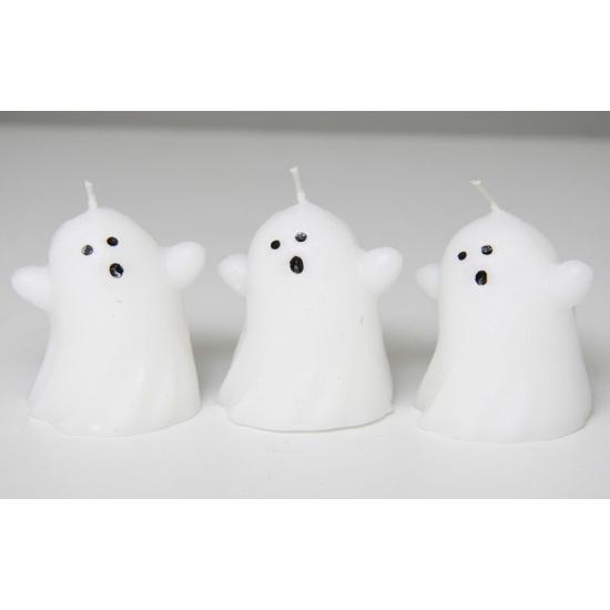 Set halloween 3 velas fantasmas