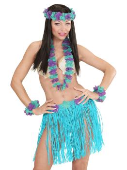 Set Hawai Azul adulta