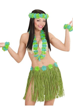 Set Hawai Verde adulta