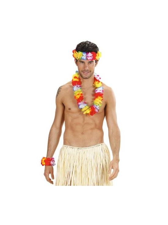 Set Hawaiano Multicolor Lujo.