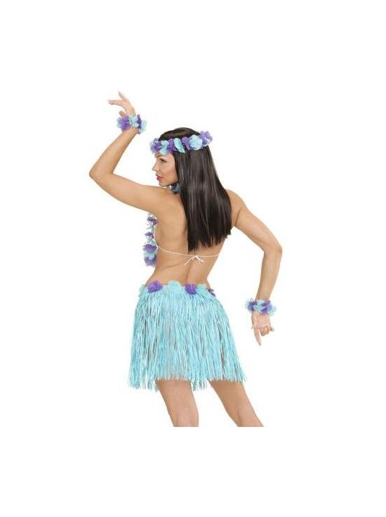 Set Hawai Azul adulta