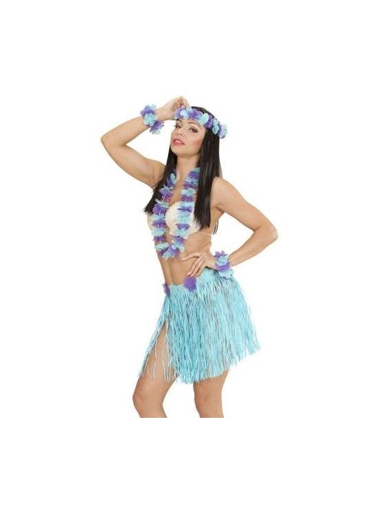 Set Hawai Azul adulta