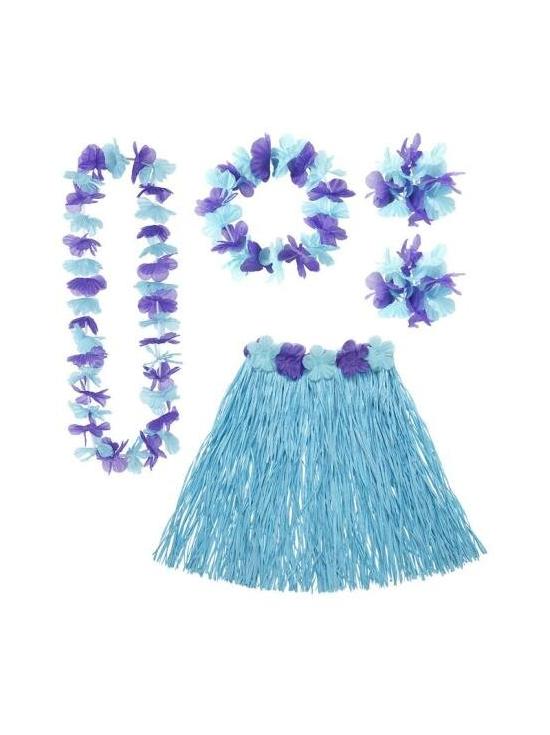 Set Hawai Azul adulta